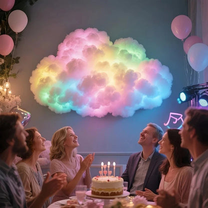 DIY 3D Thunder Cloud LED Decor Light Kit