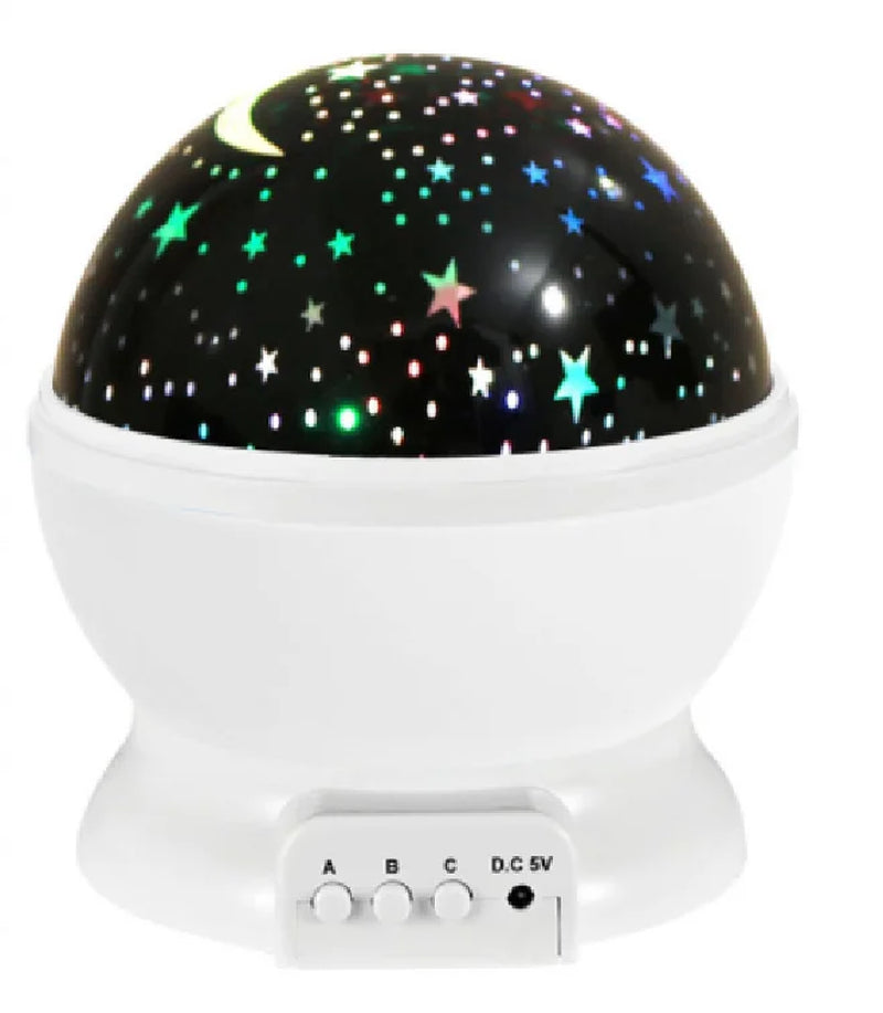 Rotating Nursery Starry Sky Table Projector