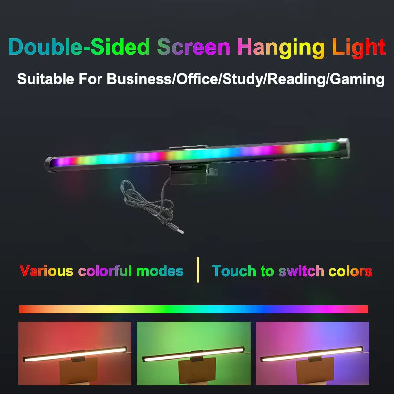 RGB LED Monitor Light Bar Gaming Dimming
