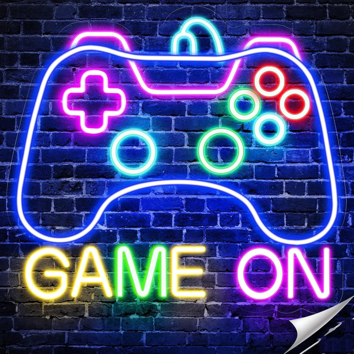 Gamer Neon Sign - Game Controller LED Neon Light