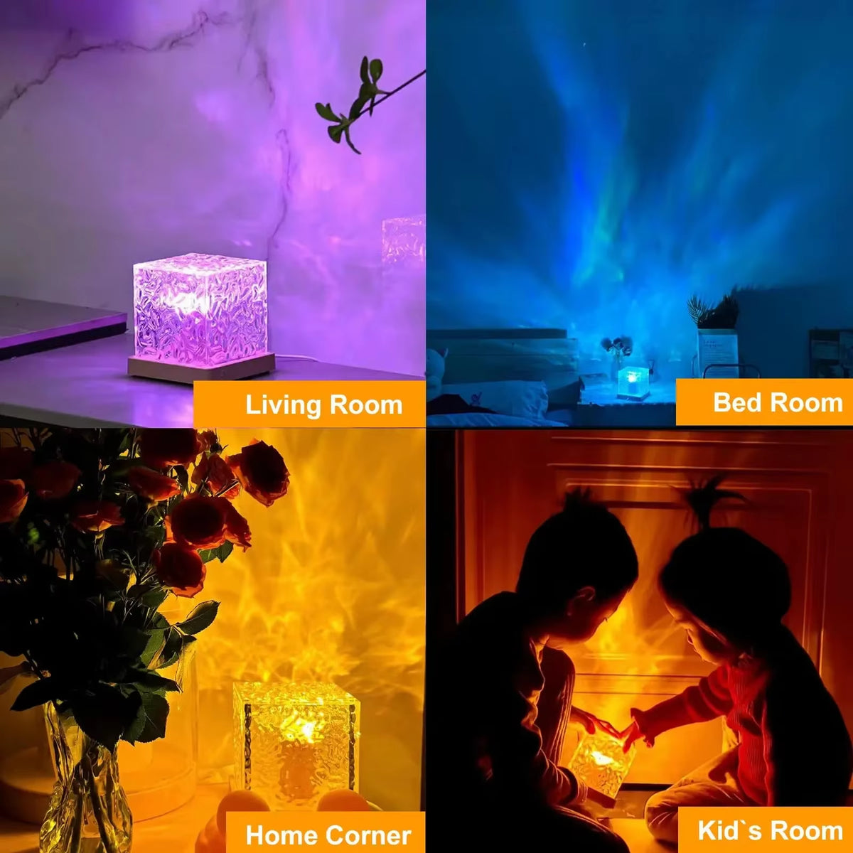 RGB 16 Colors Ocean Wave Aurora Projector