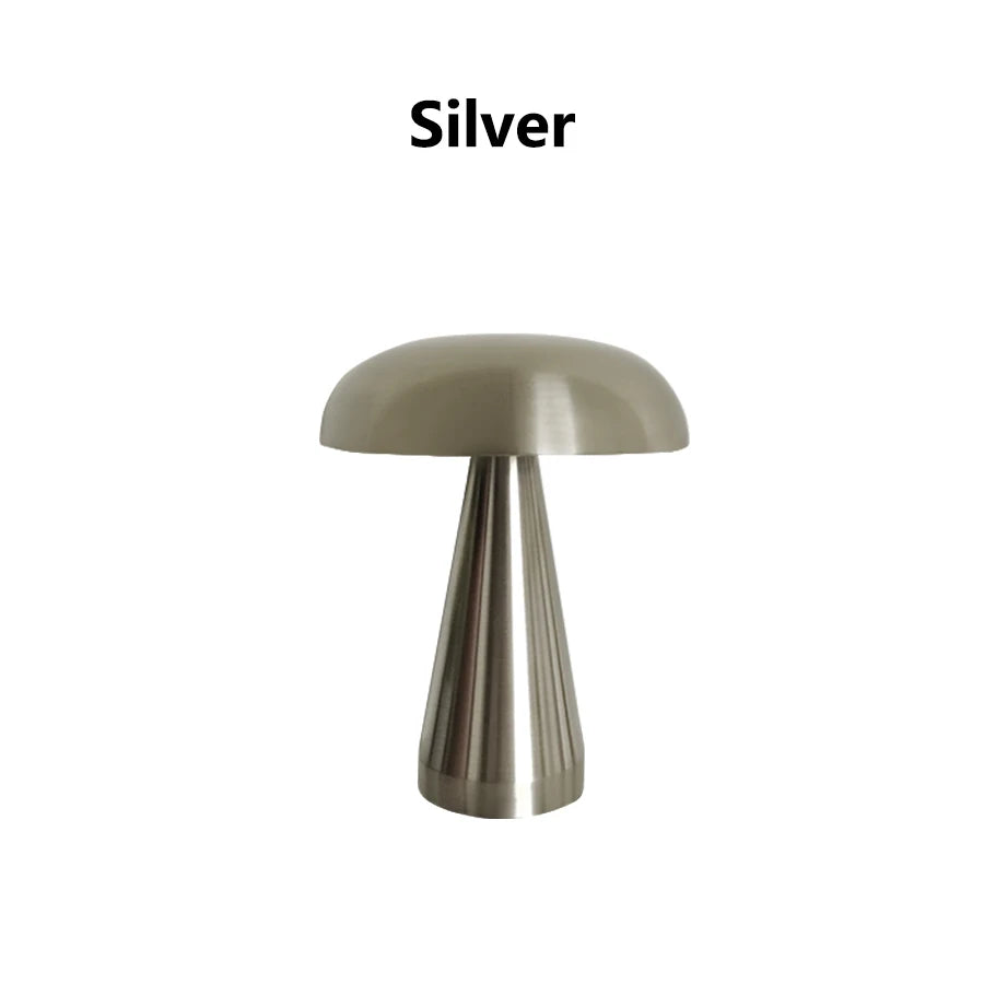 Retro Bar Mushroom Table Lamp LED Touch