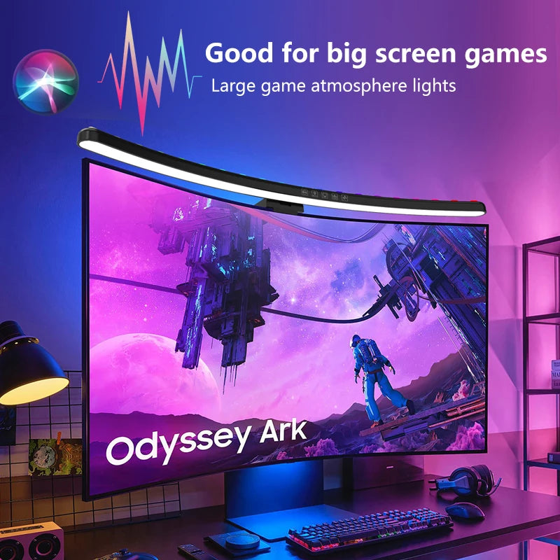 Computer Monitor Light Bar RGB Music Rhythm Gaming