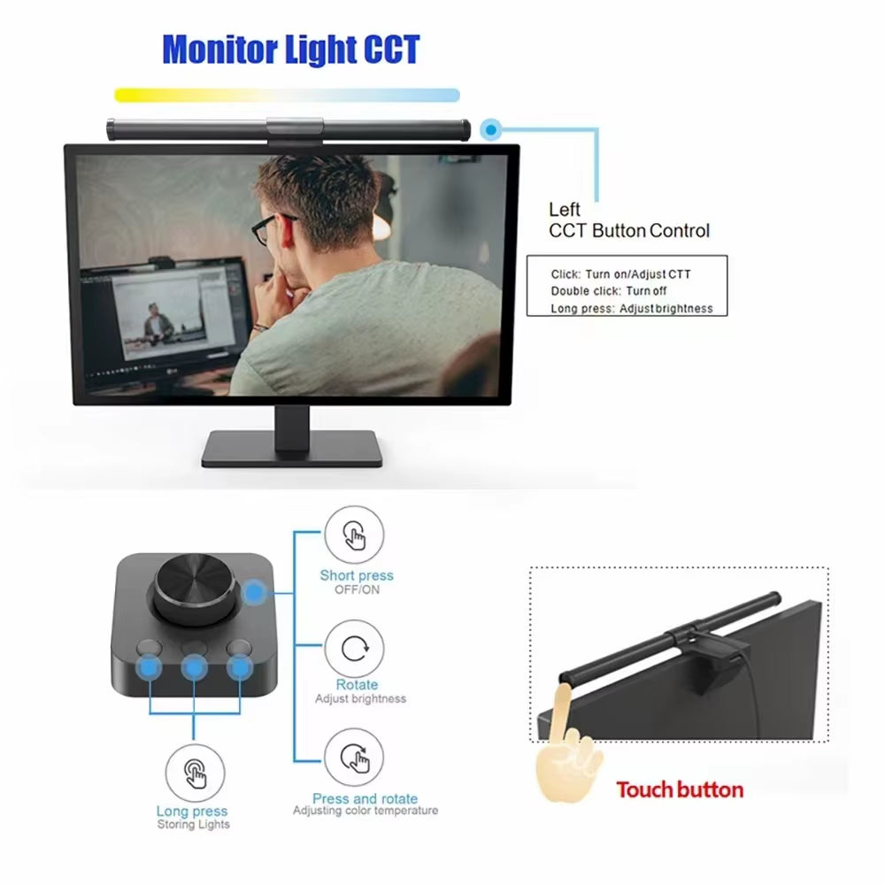 RGB LED Monitor Light Bar Gaming