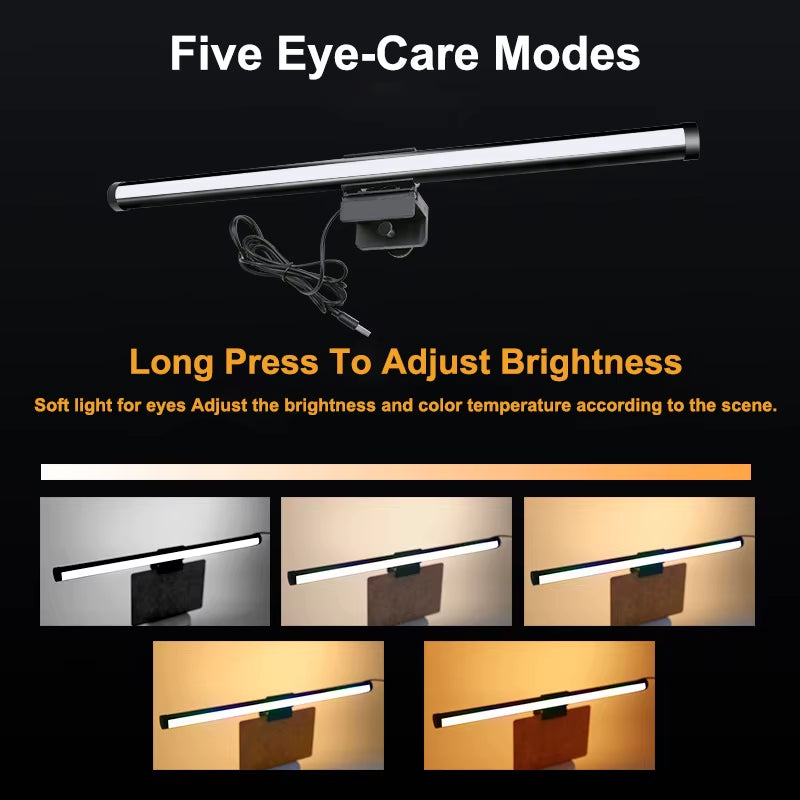 RGB LED Monitor Light Bar Gaming Dimming