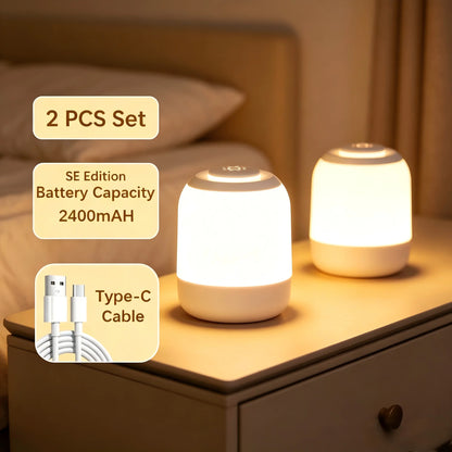 Kawaii Touch Bedside Night Lamp for Kids