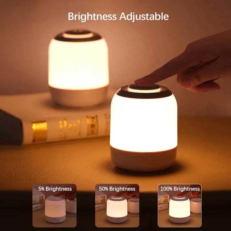Kawaii Touch Bedside Night Lamp for Kids
