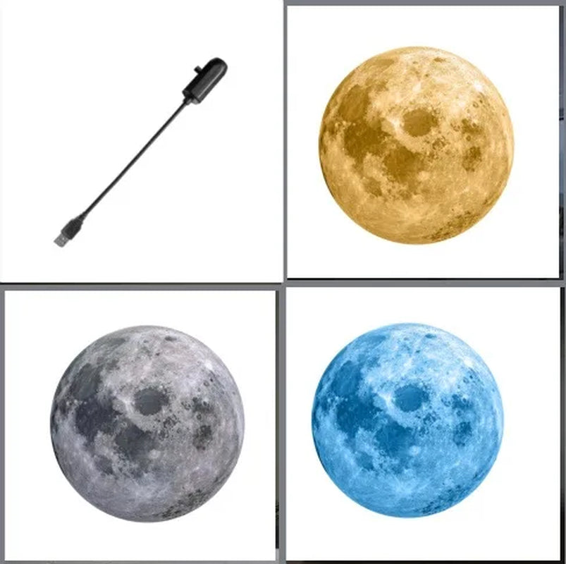 LED Planet Projector Lamp - Moon & Earth