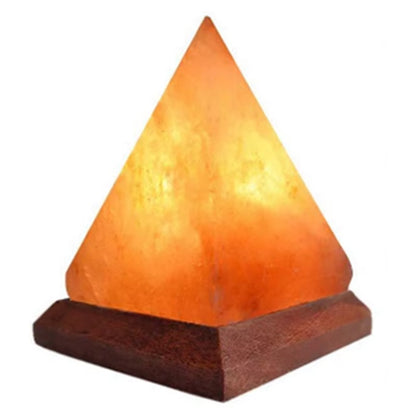Himalayan Crystal Salt Lamp - USB Pyramid LED